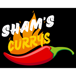 Sham's Curry logo.